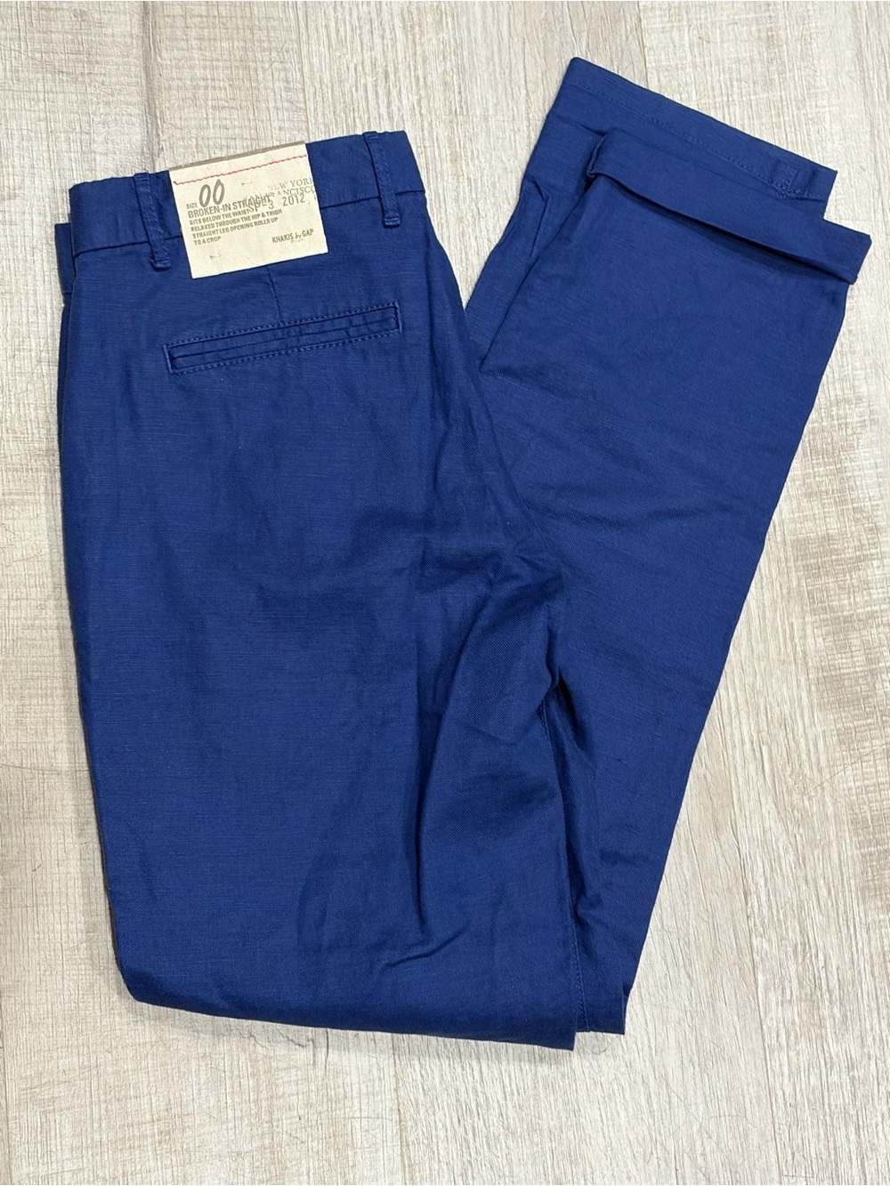 GAP Women’s Blue Chino Pants Brand New w/Tags